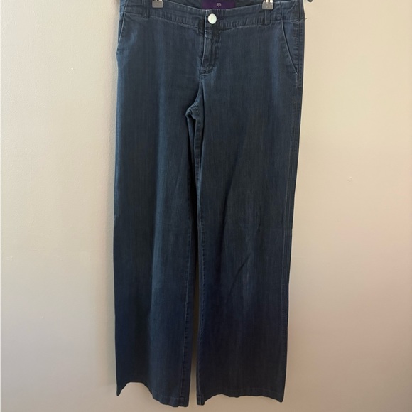 Victoria Beckham Blue Wide Leg Flare Jeans Womens 29/36 - Picture 1 of 12